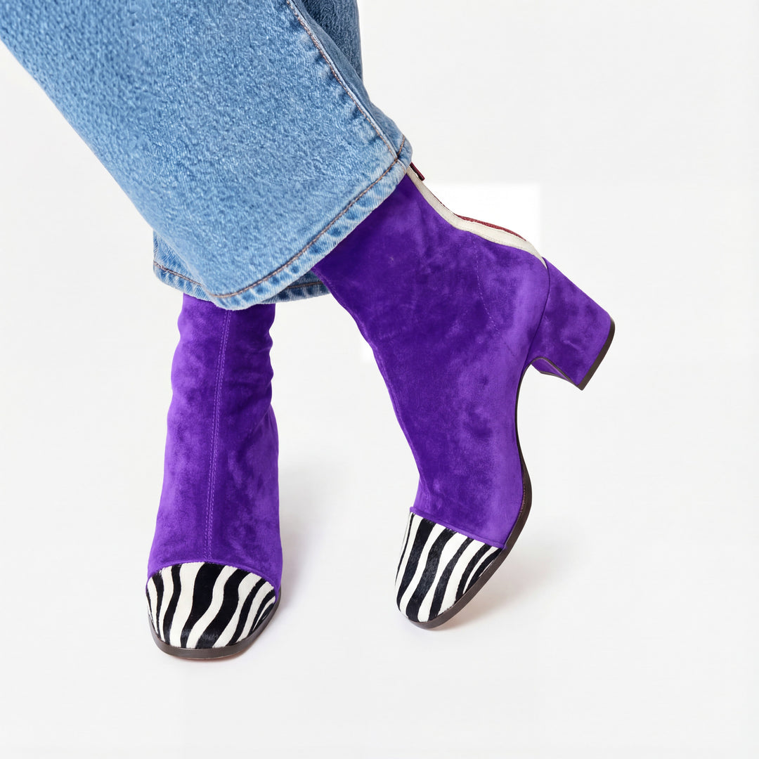 Lunera – Bottines à talon carré