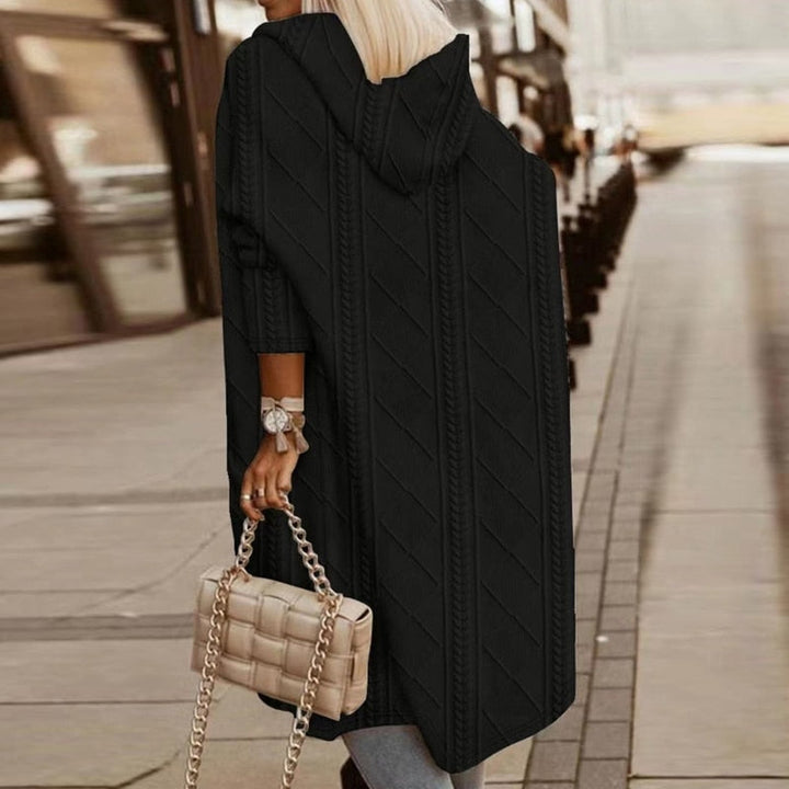 Velori – Gilet tricoté à capuche